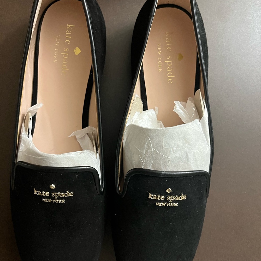 Kate Spade Black Flats Timeless Elegance